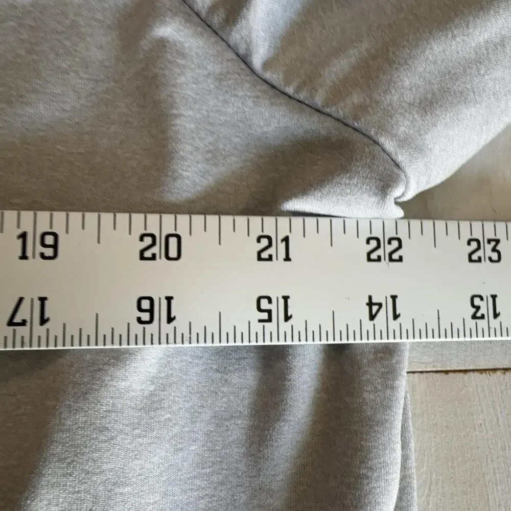 UNRL Hoodie Mens Large Gray High Neck Pullover Fleece Kangaroo Pocket Stretch - Picture 11 of 14